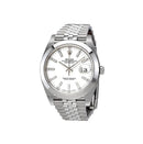 Date Just Oyster Branco + Caixa Premium (fundo de vidro)