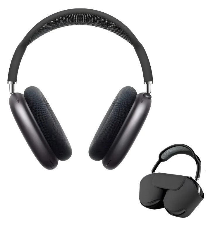 Fone De Ouvido Semfio Compatível AirPods Max Linha 1 C/ Case Cor Preto
