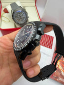 Omega Speedmaster Co-Axial Dark Side Of The Moon Automático 42mm borracha