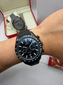 Omega Speedmaster Co-Axial Dark Side Of The Moon Automático 42mm borracha