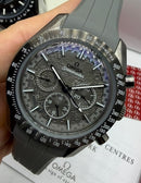 Omega Speedmaster Apollo 8 Automático 42mm Cinza Borracha