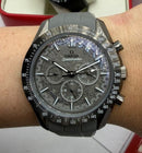 Omega Speedmaster Apollo 8 Automático 42mm Cinza Borracha