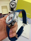 Relógio Longines Conquest Chrono 42mm Automático Azul
