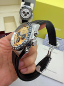 Relógio Longines Conquest Chrono 42mm Automático Dourado