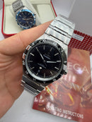 Omega Constellation Co-Axial Master 41mm Automatico Preto Prata