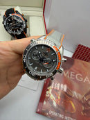 Omega Seamaster Planet Ocean Chronograph 600M Cinza Funcional