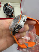 Omega Seamaster Planet Ocean Chronograph 600M Cinza Funcional