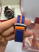 Omega Seamaster Planet Ocean Chronograph 600M Azul Funcional