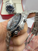 Omega Seamaster Planet Ocean Chronograph 600M Preto Aço