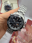 Omega Seamaster Planet Ocean Chronograph 600M Preto Aço