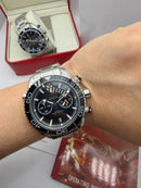 Omega Seamaster Planet Ocean Chronograph 600M Preto Aço