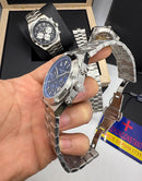 Vacheron Constantin Overseas Crono Aço 41mm, Mostrador Azul