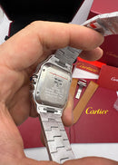 Cartier Santos Two-Tone 40mm base ETA Automático + caixa completa