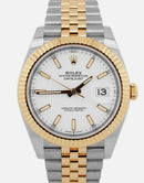 KIT 2 Date Just Misto dourado/branco + caixas