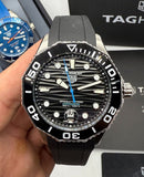 TAG Heuer Aquarecer 300, 42mm, Aço, Pulseira Borracha