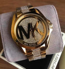 Relógio Michael Kors Mk6487 Gold Cravejado