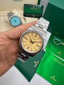 Oyster Perpetual Amarelo 36mm Automático