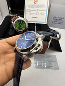 Panerai Luminor Marina Azul Couro- 47mm automático