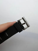 Bvlgari Titanium Preto Masculino 42mm Vidro De Safira