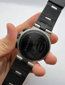 Bvlgari Titanium Panda Masculino 42mm Vidro De Safira