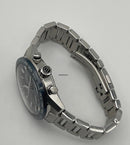 Relógio Tag Heuer Carrera Chronograph 44mm Funcional Quartzo Prateado Azul