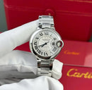 Cartier Ballon Bleu Prata 36mm + Caixa Certificado