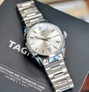 Tag Heuer Carrera Date Automático Branco Aço Safira 40mm