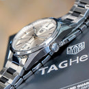 Tag Heuer Carrera Date Automático Branco Aço Safira 40mm