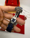 Omega Seamaster Aqua Terra 150m Worldtimer Automático Borracha Azul