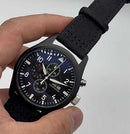 IWC Aviador Cronógrafo TOP GUN 41mm Aço OxBlack