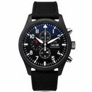 IWC Aviador Cronógrafo TOP GUN 41mm Aço OxBlack