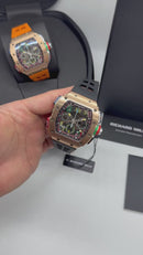Richard Mille RM 65-01 Cronógrafo Automático Preto (Base ETA)