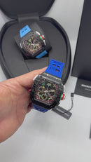 Richard Mille RM 65-01 Cronógrafo Automático Azul (Base ETA)