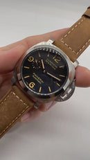 Panerai Luminor Marina Marrom Couro - 47mm automático