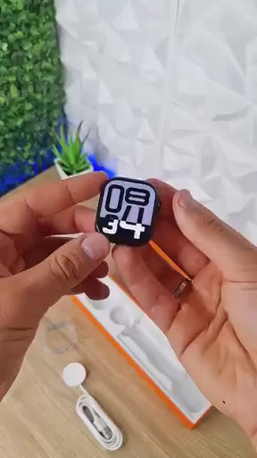 Relógio inteligente Smartwatch Series 10 Pro+ Original | Prova D'água | (Incluso Pulseiras extra)
