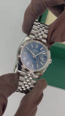 Date Just Jubilee Azul 40mm Automático