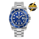 Rolex Submariner Smurf + Caixa Original