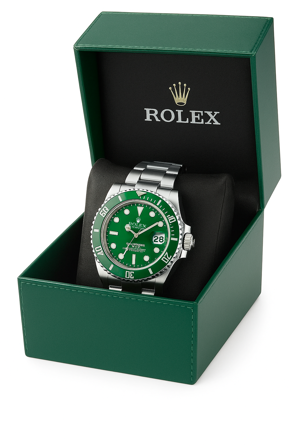 Relógio Submariner Hulk Premium + Caixa Original