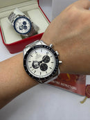 Omega Speedmaster Snoopy Preto aço Automático