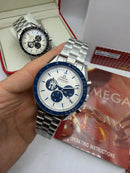 Omega Speedmaster Snoopy Azul aço Automático